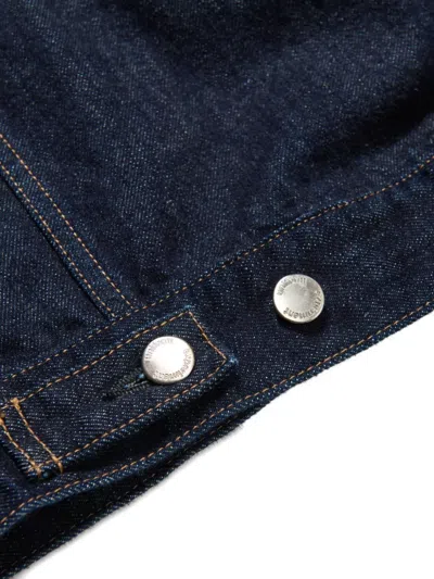 Sophnet Denim Button-up Jacket In Blue