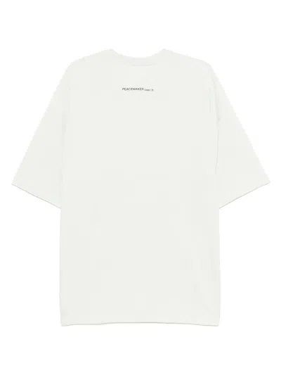 Peacemaker Oamc Bird-printed T-shirt In White