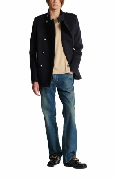 Balmain Stamp Printed T-shirt In Brown