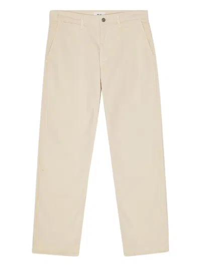 Nn07 Viscose Beige Trousers In Neutral