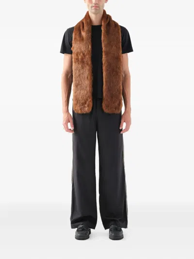 Unreal Fur West End Scarf In Brown