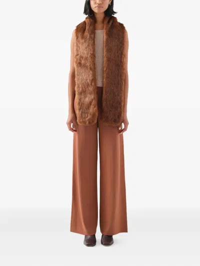 Unreal Fur West End Scarf In Brown