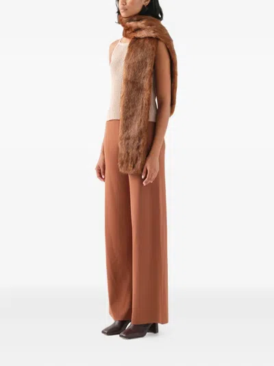 Unreal Fur West End Scarf In Brown