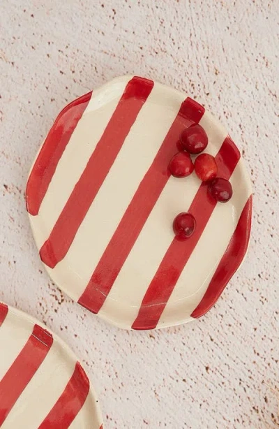Casa Amarosa Stripe Plate