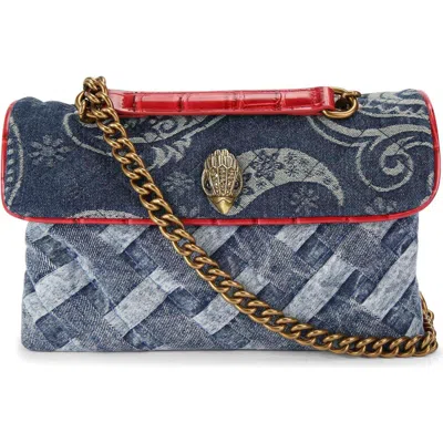 Kurt Geiger London Kensington Denim Convertible Shoulder Bag