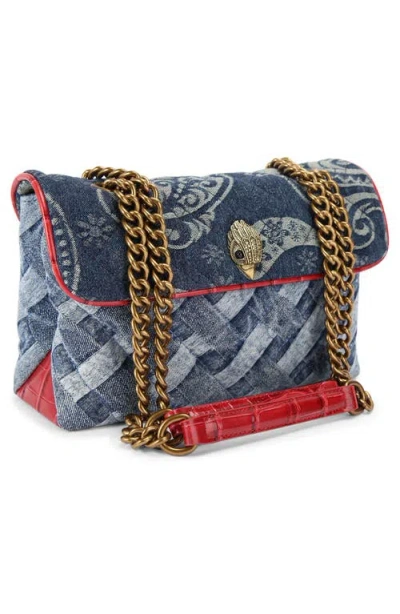 Kurt Geiger London Kensington Denim Convertible Shoulder Bag