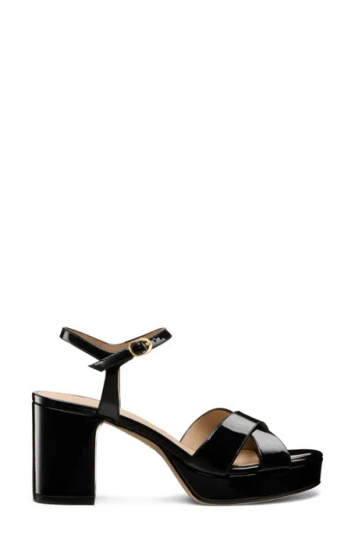 Stuart Weitzman Dayna Platform 80 Sandal In Black