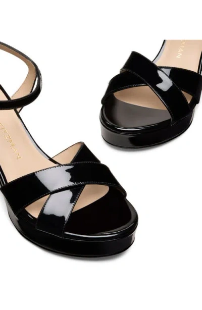 Stuart Weitzman Dayna Platform 80 Sandal In Black