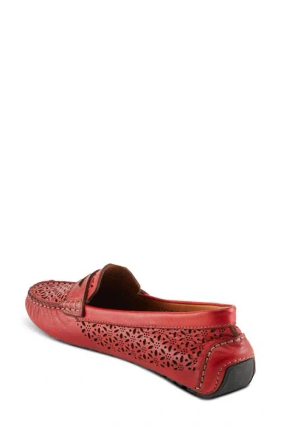 Spring Step Crain Driving Penny Loafer In Multi