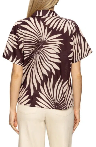 Sanctuary Sanc Souvenir Button Down Shirt In Mesa Palm