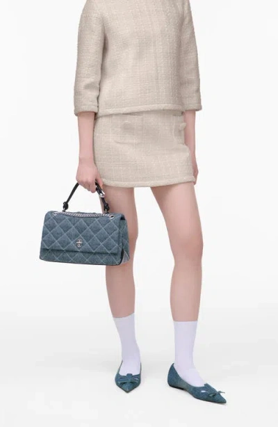 Marc Jacobs Borsa A Mano The Quilted Denim Dual Convertible