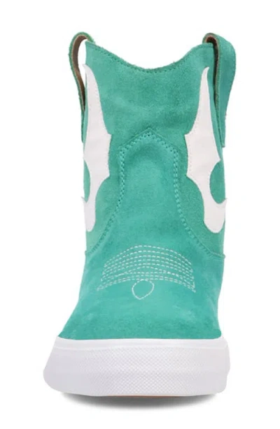 Dingo Womens Ollie Flat Heel Cowboy Boots