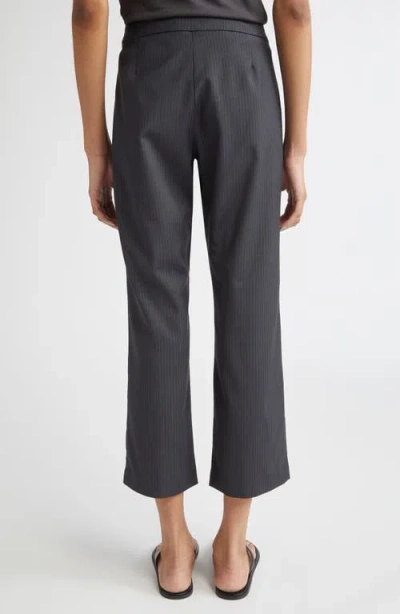 Paloma Wool Bigas Pinstripe Tie Detail Straight Leg Crop Trousers