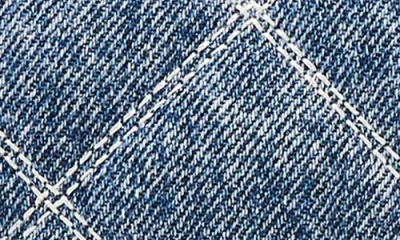 Marc Jacobs Mini Quilted Denim Dual Chain Shoulder Bag In Blue