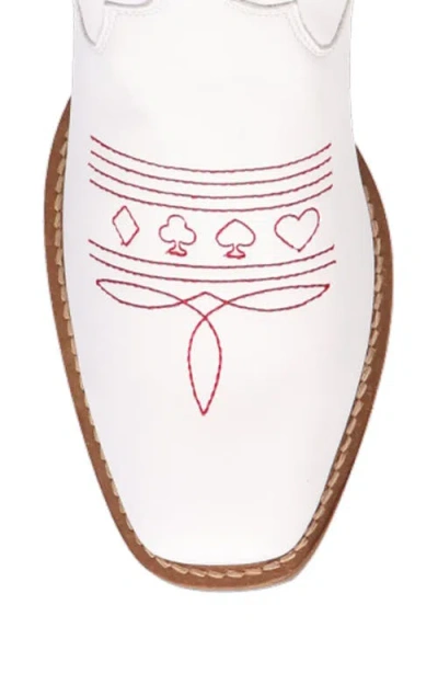 Dingo Womens Jack Of Diamonds Stacked Heel Cowboy Boots