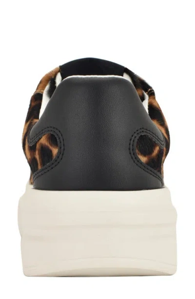 Guess Women's Elbinah Leopard Pony Lace-up Sneakers