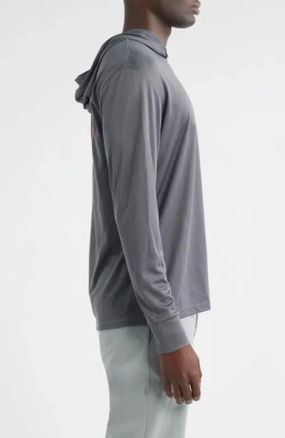 Dark Seas Progressive Upf Hooded Long Sleeve T-shirt