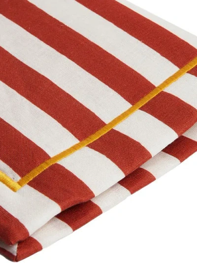 La Doublej Placemat Set Of 2 In Brown