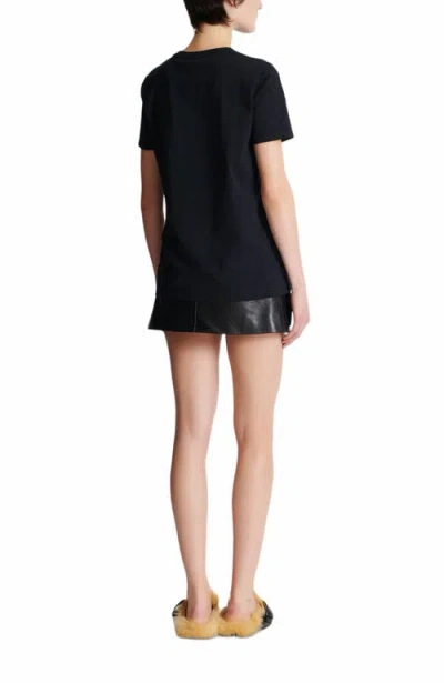 Balmain Organic Cotton T-shirt In Black