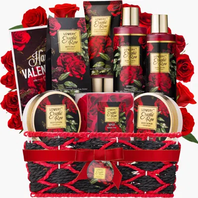 Lovery Exotic Rose 13 Pc Spa Gift Basket