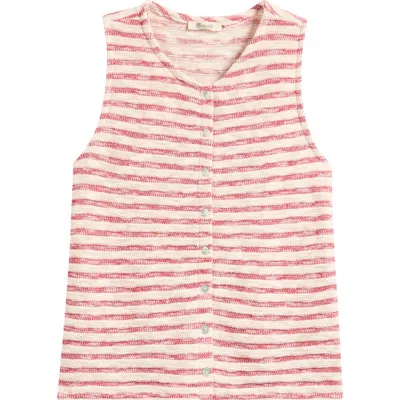 Madewell Stripe Crewneck Sweater Vest