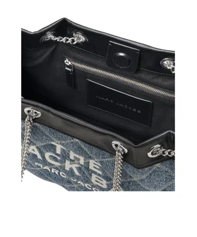 Marc Jacobs Medium Denim Bag The Quilted Chain Sack