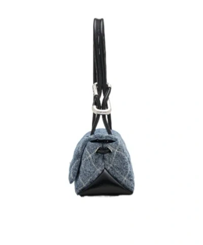 Marc Jacobs Quilted Chain Strap Top Handle Shoulder Bag In Blue