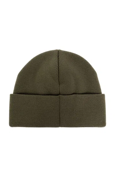 Dsquared2 Knitted Green Hat With Bold Black Lettering