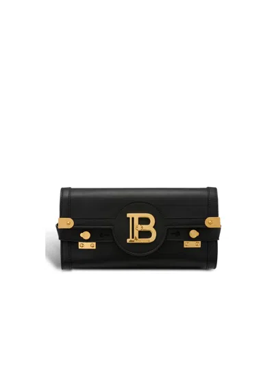 Balmain Pochette B-buzz 23 In Pelle Di Vitello In Black