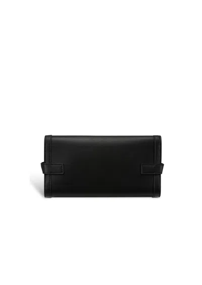 Balmain Pochette B-buzz 23 In Pelle Di Vitello In Black