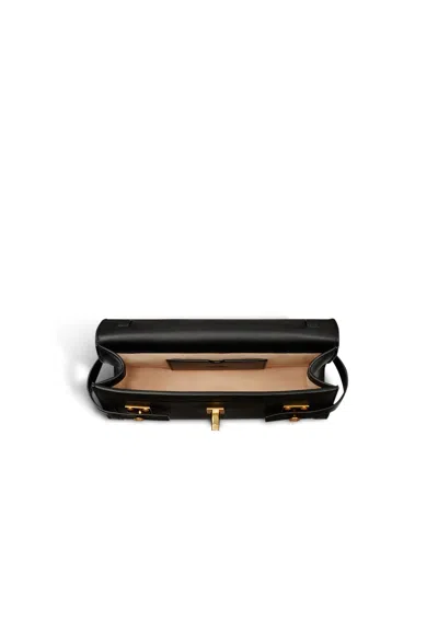 Balmain Pochette B-buzz 23 In Pelle Di Vitello In Black