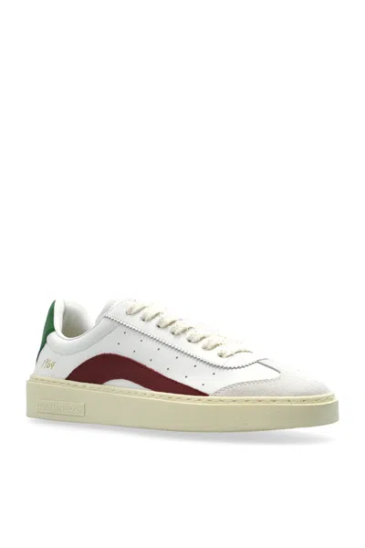 Dsquared2 Round Toe Low Top Sneakers In Multi