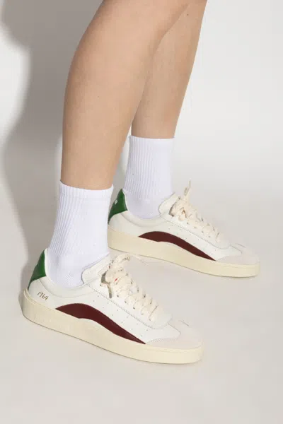 Dsquared2 Round Toe Low Top Sneakers In Multi