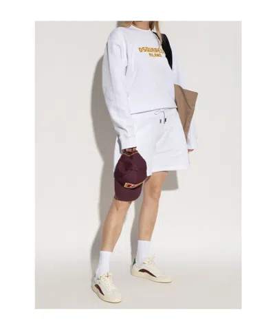 Dsquared2 Round Toe Low Top Sneakers In Multi