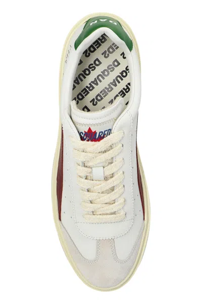 Dsquared2 Round Toe Low Top Sneakers In Multi