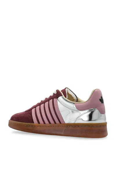 Dsquared2 Lace-up Low-top Sneakers In Multi