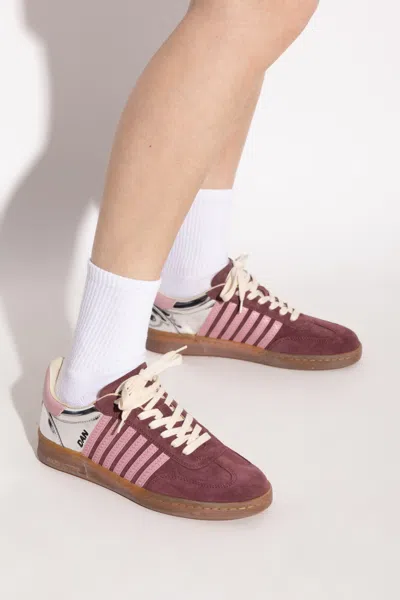 Dsquared2 Lace-up Low-top Sneakers In Multi