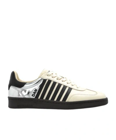 Dsquared2 Panelled Leather Sneakers