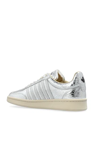 Dsquared2 Metallic-leather Sneakers