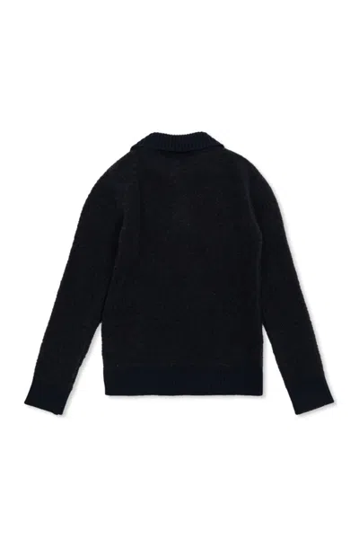 Balmain Long Sleeve Sweater In Black