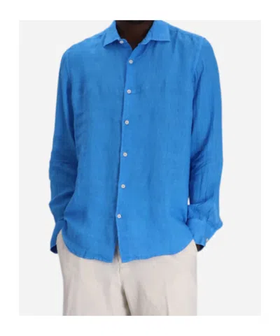 Mc2 Saint Barth Pamplona Shirt In Bluette