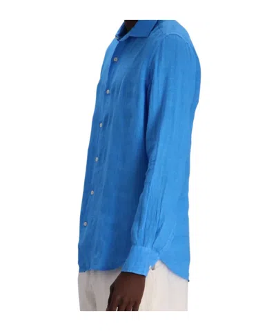 Mc2 Saint Barth Pamplona Shirt In Bluette