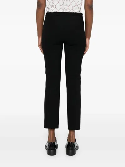 S Max Mara Cropped Trousers In Black