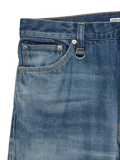 Sophnet Faded-effect Jeans In Blue