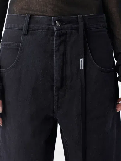 Ann Demeulemeester Herme 5-pockets Slim Fit Cropped Trousers Faded De