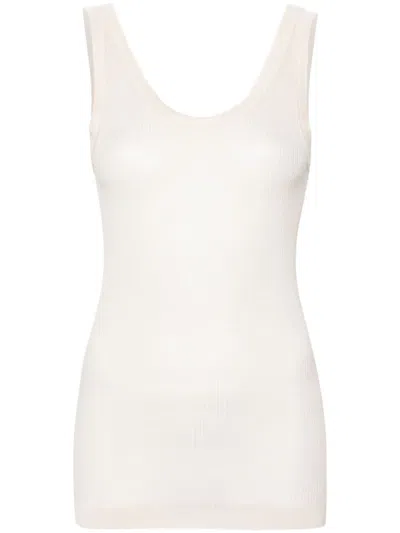 Lemaire Seamless Sleeveless Top In Yellow