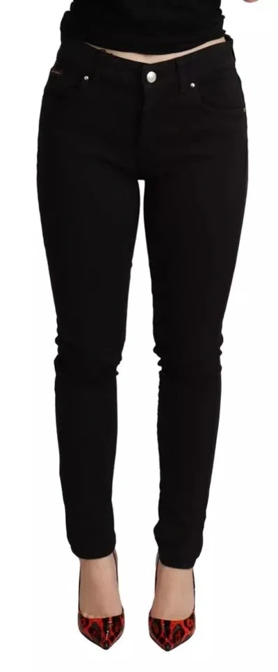 Dolce & Gabbana Chic Black Mid-waist Skinny Denim Jeans