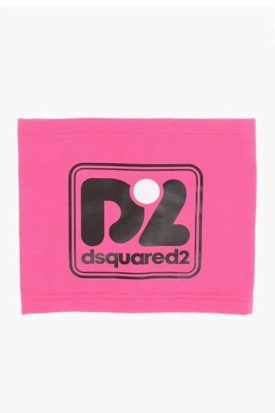 Dsquared2 Solid Color Snood With Contrasting Logo