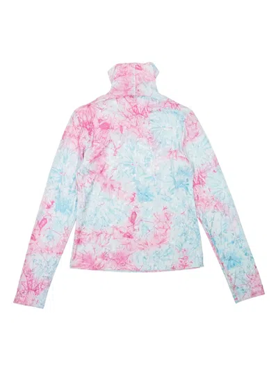 Callipygian Tie-dye Top In Pink