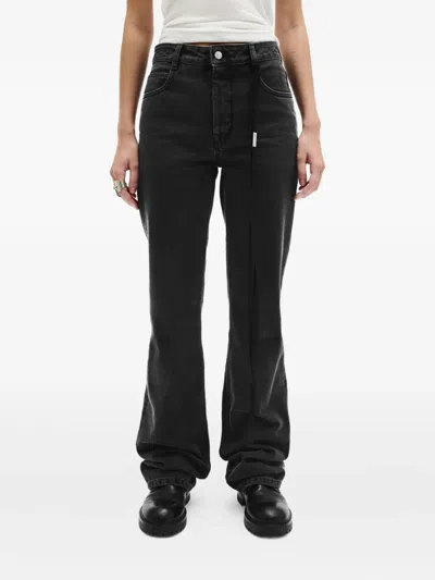Ann Demeulemeester Claire 5-pockets Comfort Trousers Faded Denim In Rojo